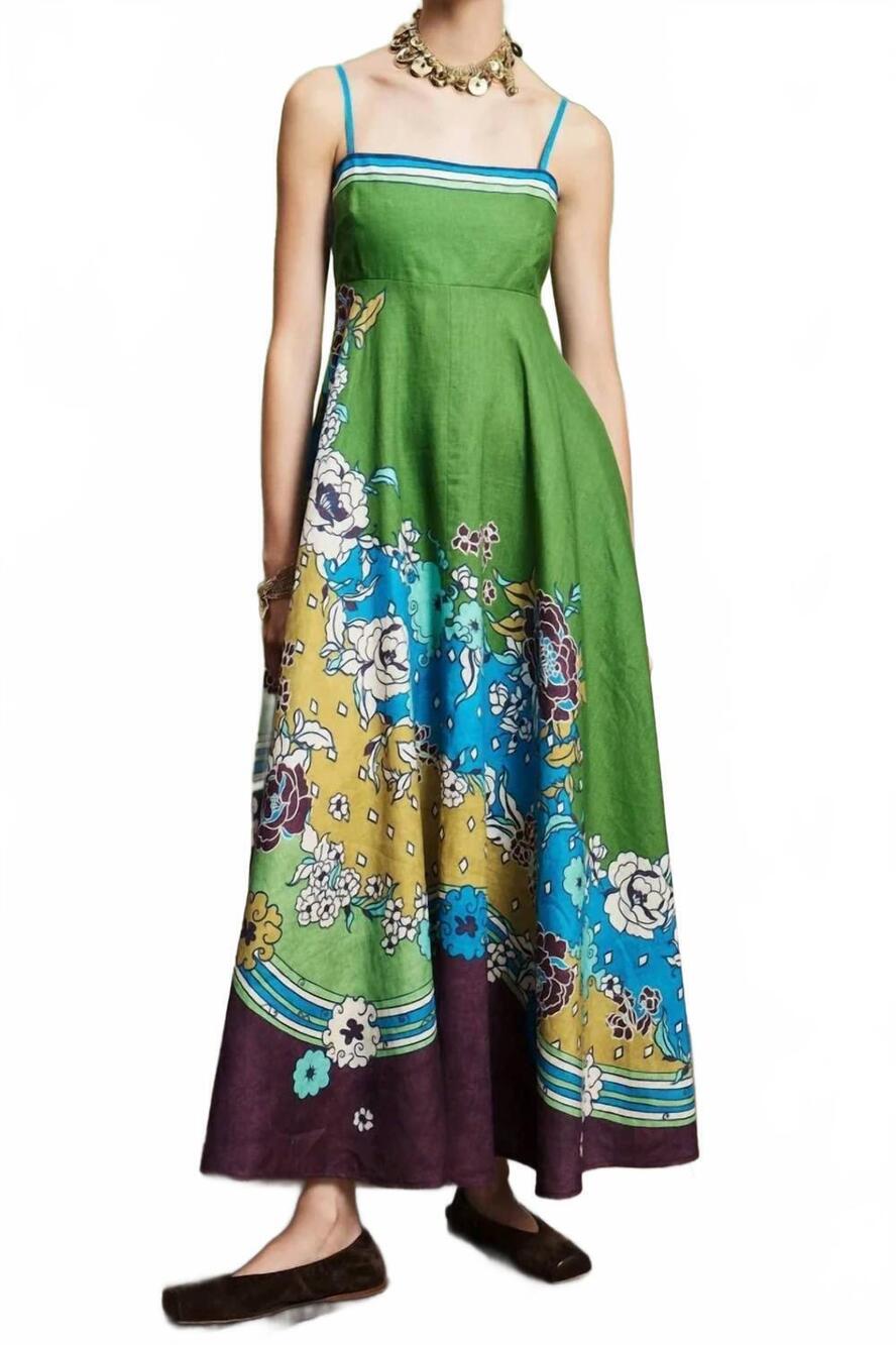 NEW ALEMAIS nanci sundress in green